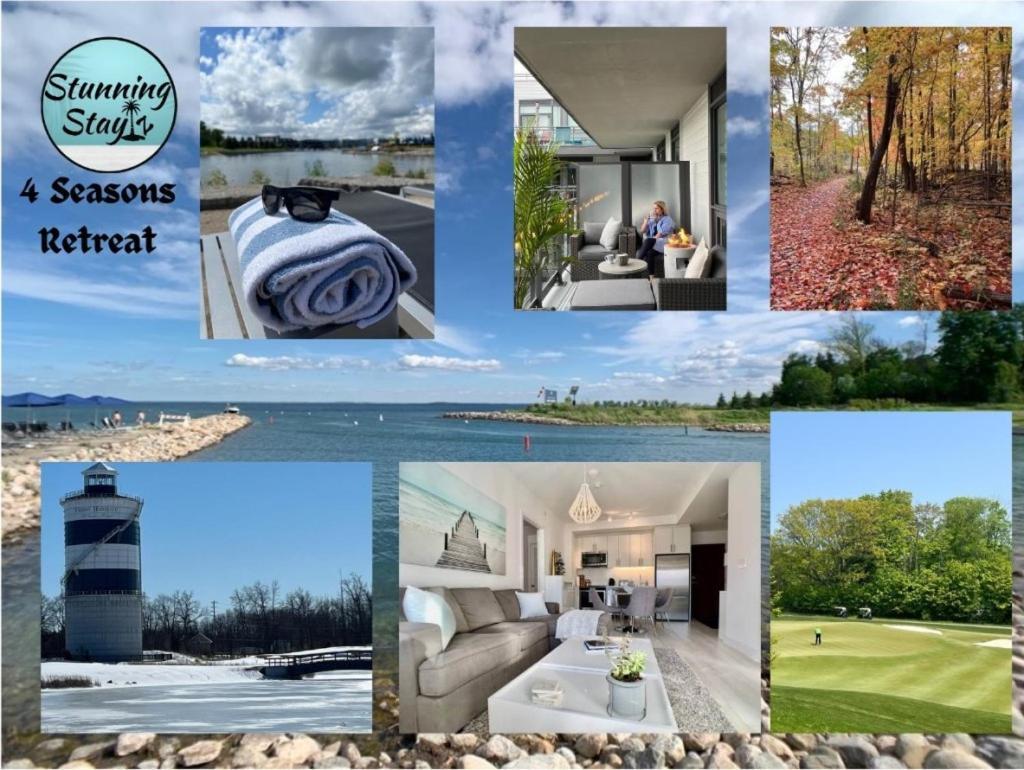 Stunning Stayz At Friday Harbour Beach Marina Resort Lake Simcoe Innisfil מראה חיצוני תמונה